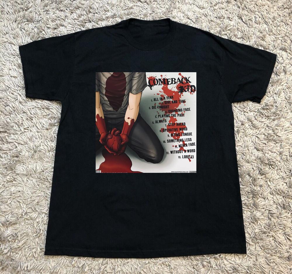 Comeback Kid – Turn It Around Black T-shirt  OM651 Unisex T-Shirt XL