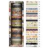 Songdao 20 Rolls Thin Retro Masking Tape Nostalgic Vintage Washi Washi Tape for DIY Crafts Set, Creativity, Tape, Women's Style, Packaging,