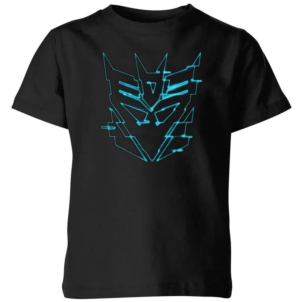 Transformers Decepticon Glitch Kids  T-Shirt - Black - 3-4 Years 120