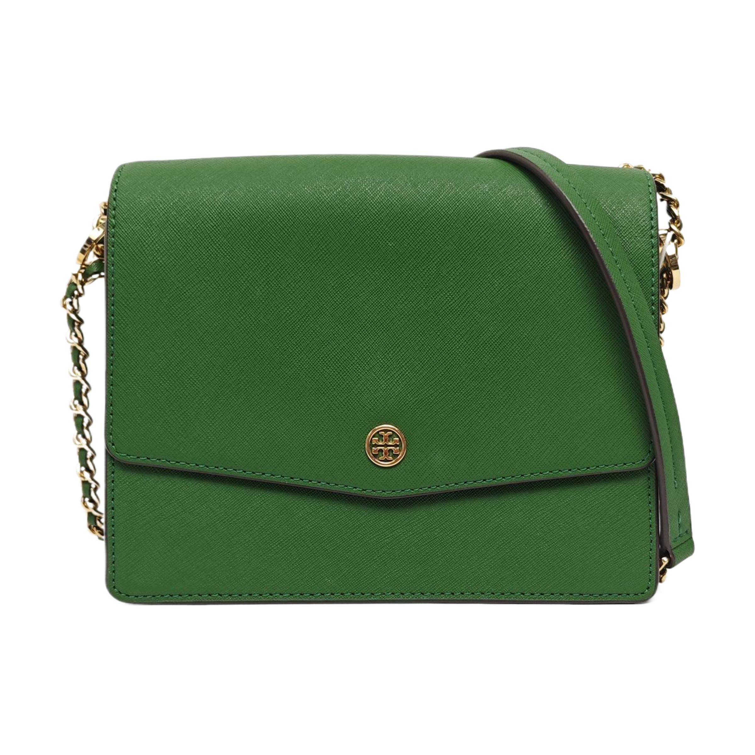 [Pre-Owned] Green Leather Shoulder Bag - Excellent #N4KEZF ONE SIZE