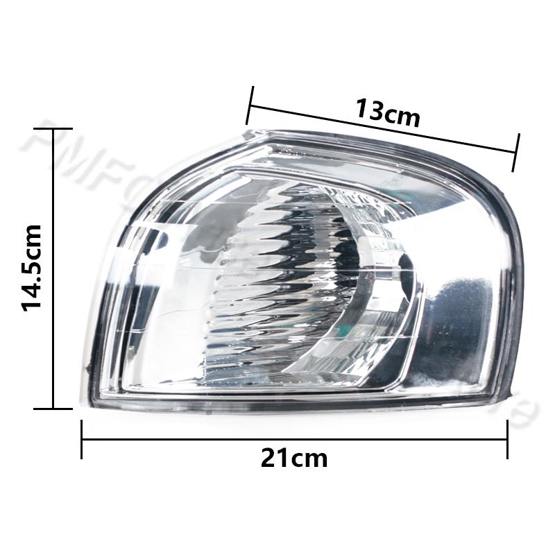PMFC Front Bumper Corner Light Side Light Turn Signal Light Fog Light Without Bulb For Volvo S80 1999-2006 30655423 30655422