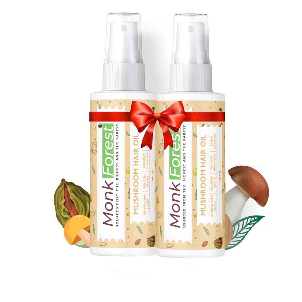 MonkForest Houbový vlasový olej proti vypadávání vlasů s chladivým efektem
