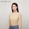 Tommy Hilfiger Women's Lyocell Blend High-Neck Long Sleeve T-Shirt