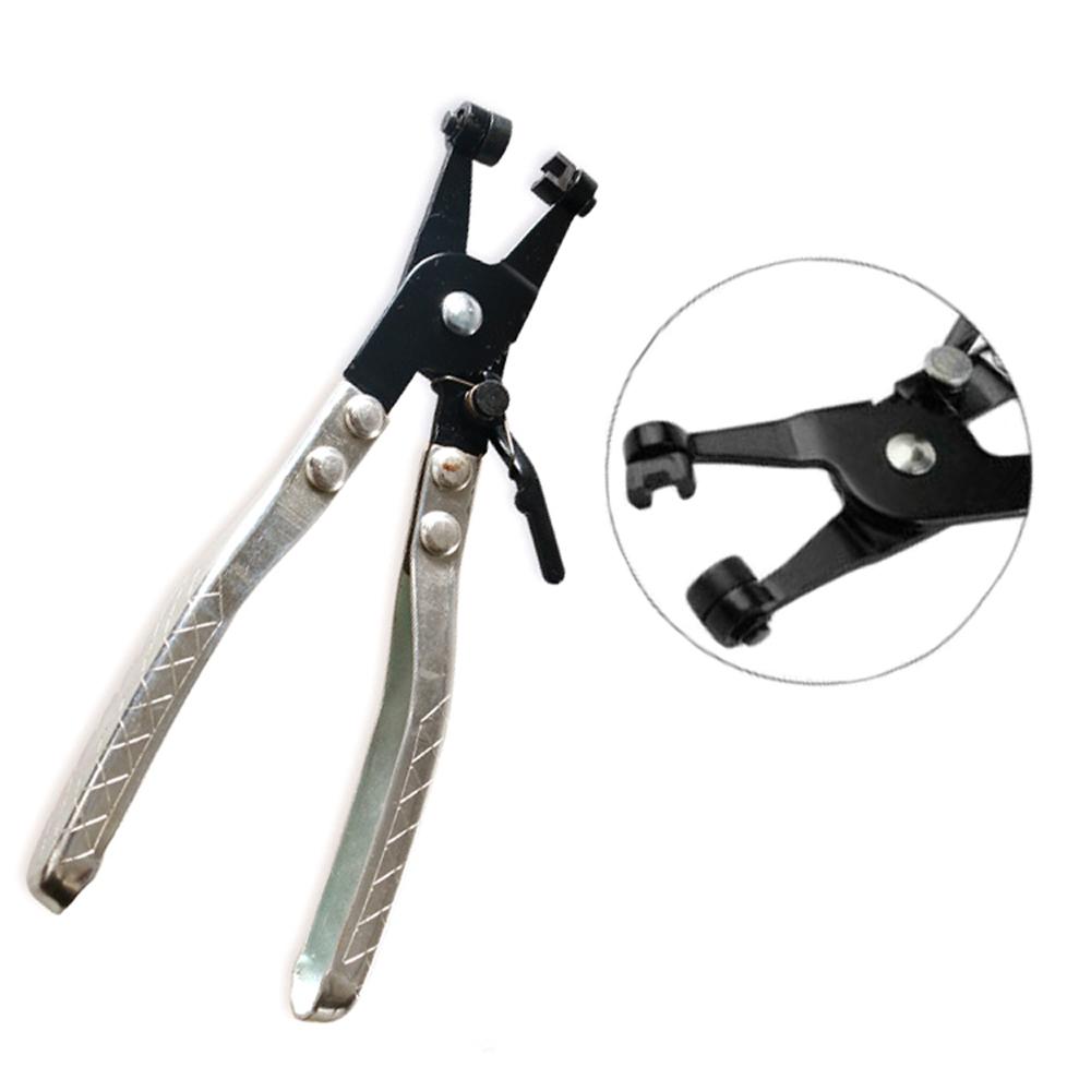 

Новый зажимной съемник, фиксирующий автомобильные хомуты для шлангов, плоскогубцы, водопроводный шланг, плоский хомут, кольцевой инструмент для садовых инструментов для снятия серебряный