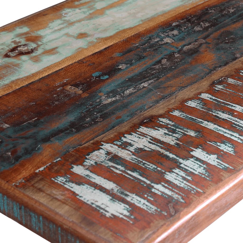 Dining Table Vintage Style Solid Reclaimed Wood 120 X 60 X 76 Cm