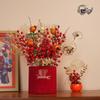 Chinese New Year Prosperity Fruit Ornament - Snake Year Fortune Bucket for Home Decor, Spring Festival Atmosphere in Entrance Hall & Living Room