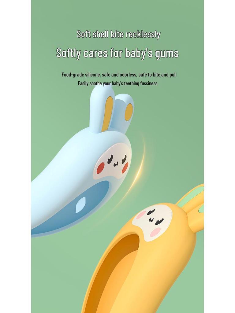 Baby Soothing Music Phone Toy with Bite-Safe Silicone Case, for Early Education, 0-12 Months