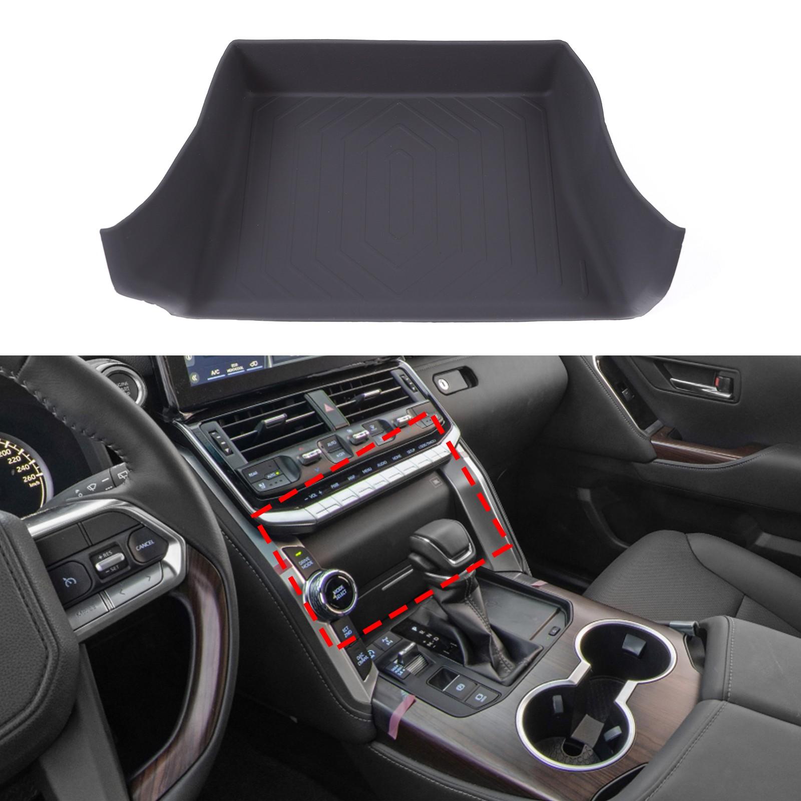 Silicone Center Console Upper Storage Box Pad For Toyota Land Cruiser LC300 22+