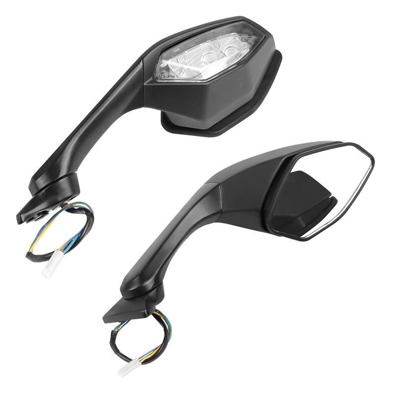 Motorcycle Rear View Mirrors With Turn Signals For R1 R6 YZF-R1 YZF-R6 2017 2018  -A87Q