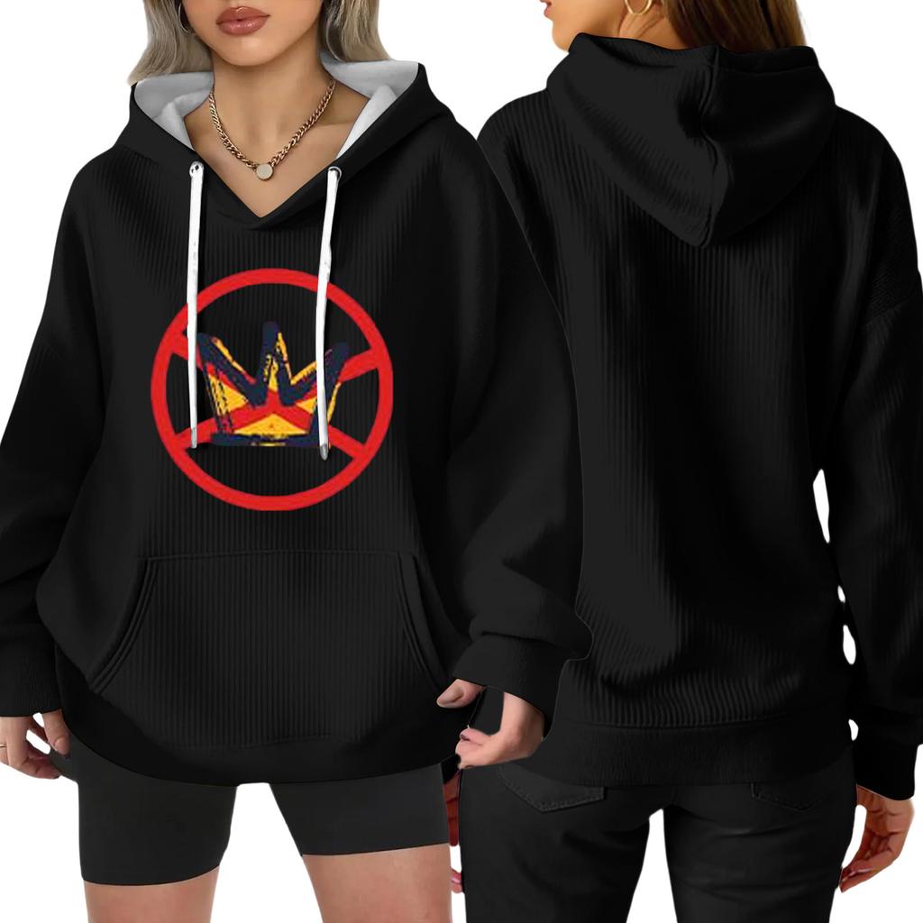 Women's Fashion Casual Long Sleeve Loose Printed Pullover Sports Long Sleeve Sweatshirt