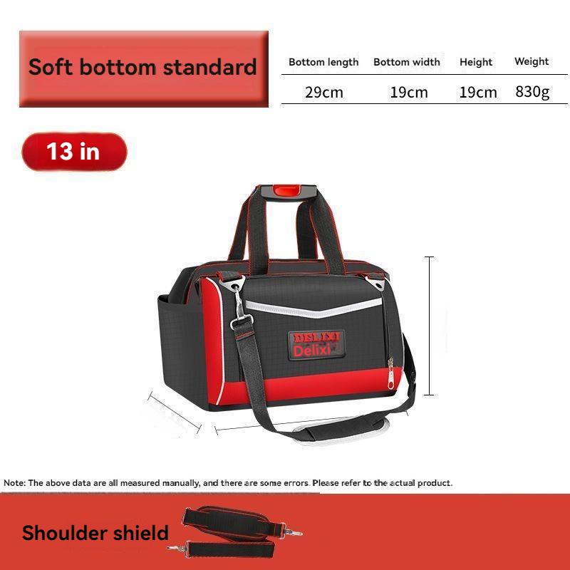 Новый водонепроницаемый холщовый набор инструментов Delixi - Многофункциональная сумка для гидроэнергетики и деревообработки