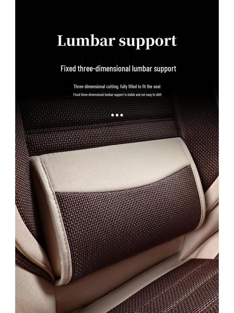 Linen Car Seat Cushion for Dongfeng Peugeot Models: 4008, 206, 207, 307, 408, 308, 2008, 5008