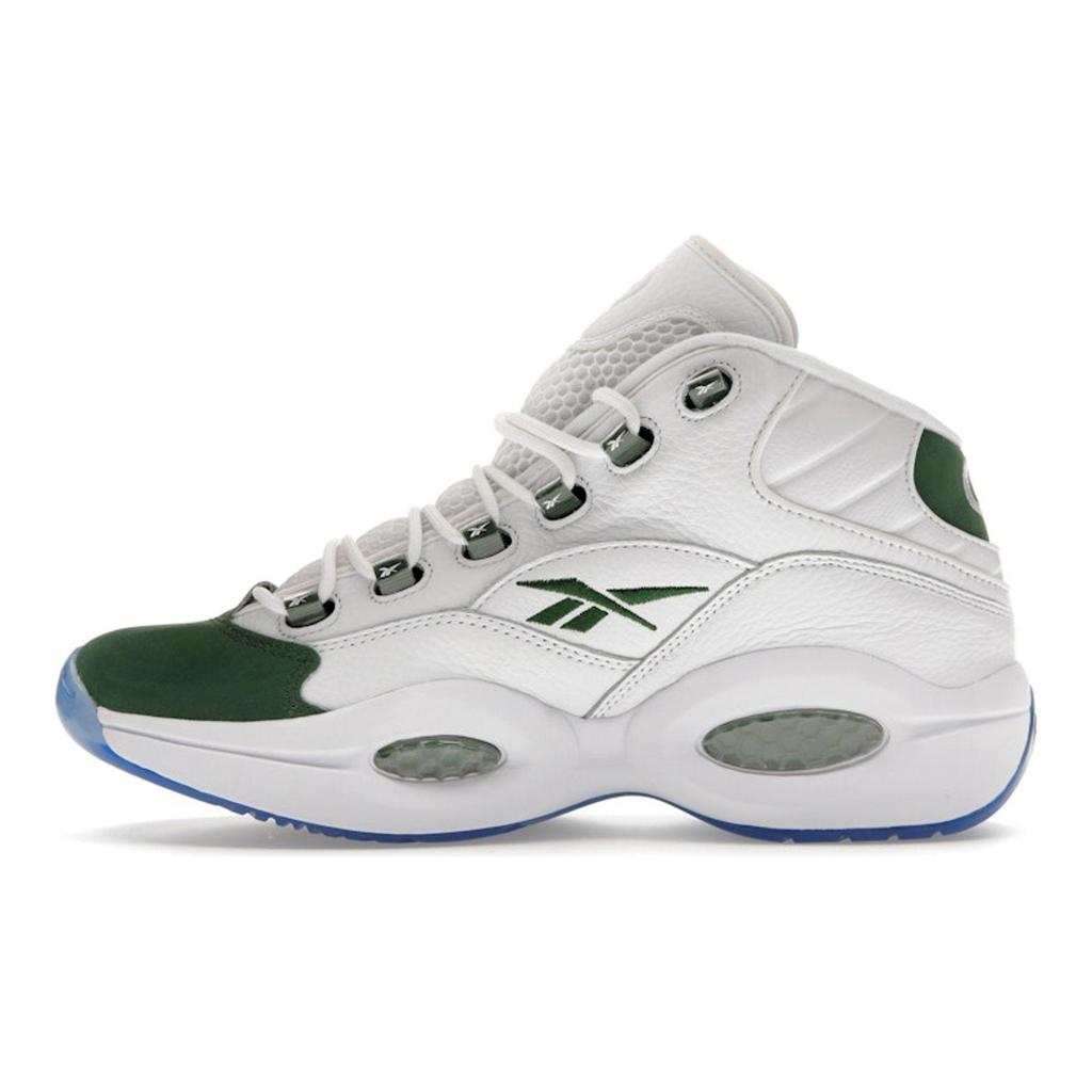 Reebok Question Mid NCAA Pack - Michigan State 2023 Ανδρικά Αθλητικά Παπούτσια Λευκό Cloud-White Pine-Green ID6690