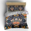 Floral Mandala Pattern Design Bedding Duvet Cover Set  (1*Duvet Cover 2*Pillowcases, Without Duvet Insert)
