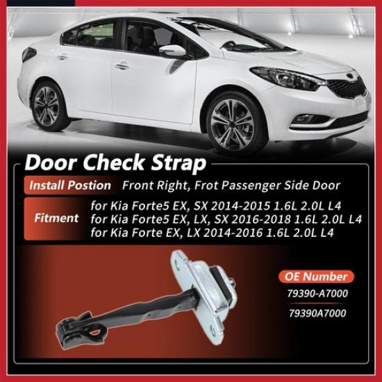 Front Right Door Check Strap for Kia Forte5 No.79390-A7000 Door Check Arm 1 Pc