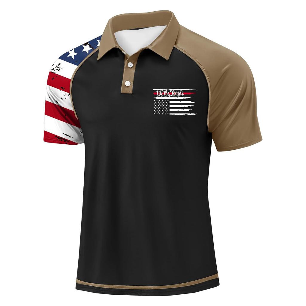Men's Casual Button-Down Collar Short-Sleeve Shirt