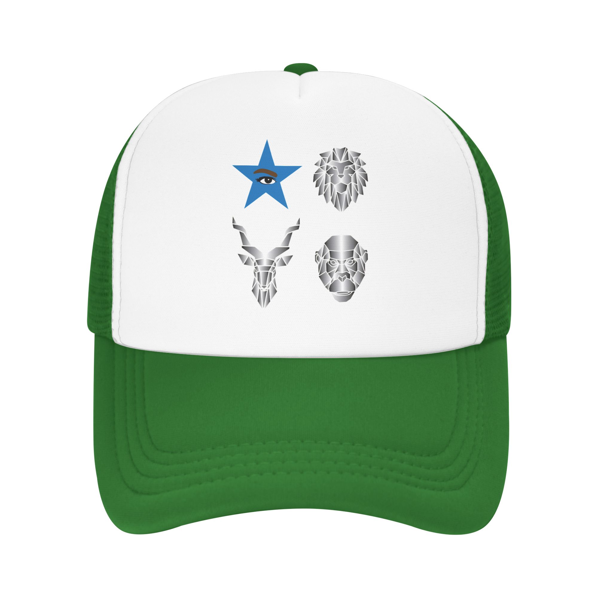 YIRAN Dayang hat Tanzschein Cosm Eurovision Zonnehoeden Casual Dames Heren Mesh Hip Hop Hoeden Print Hardlopen Hippie Baseballpet Cadeau Idee One Size