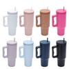 40Oz304 Stainless Steel Handle Bingba Cup Large Capacity Car Cup Car Straw Thermos Cup