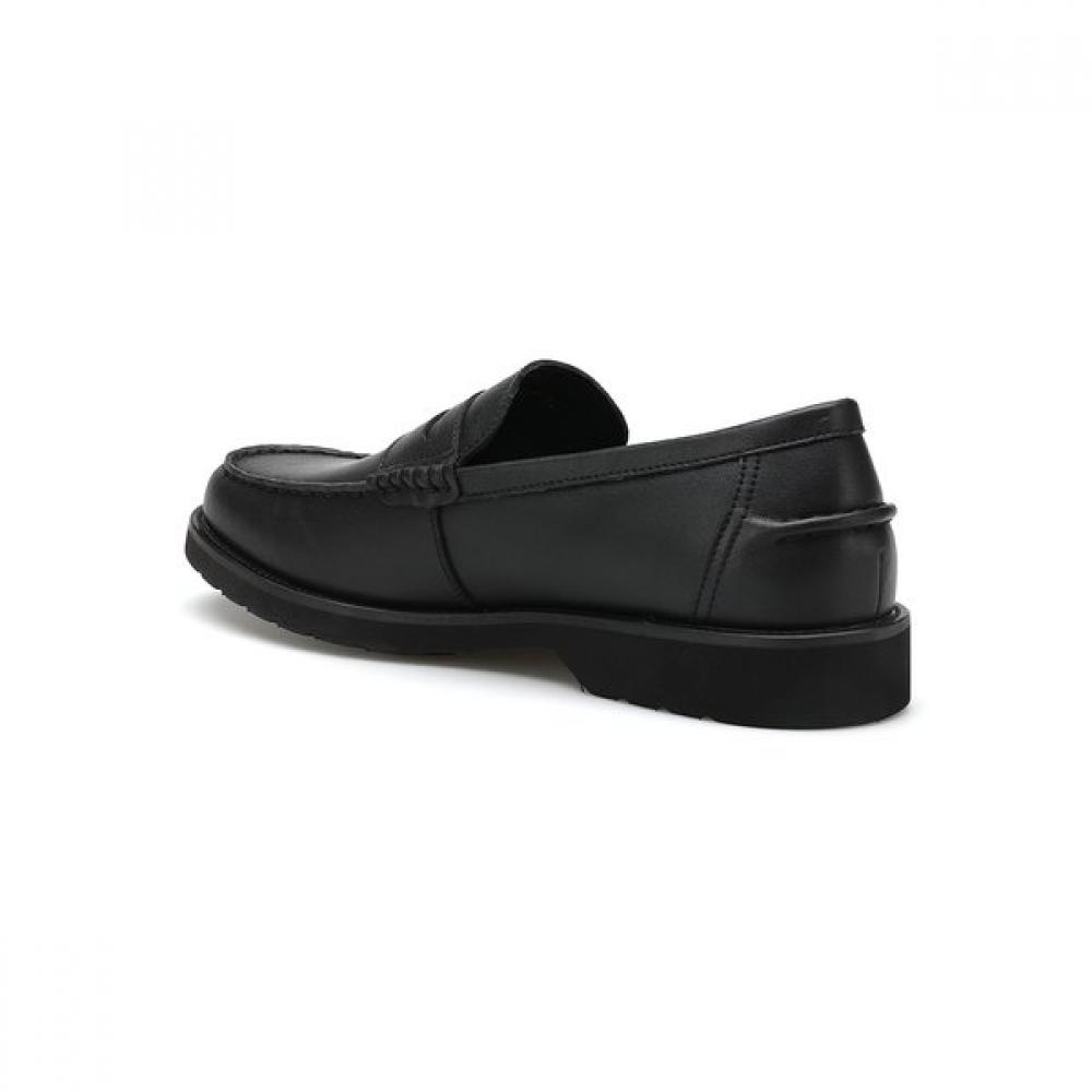 Thommcan Masculino S Conforto Básico Penny Loafer Preto 9tmac16S1r