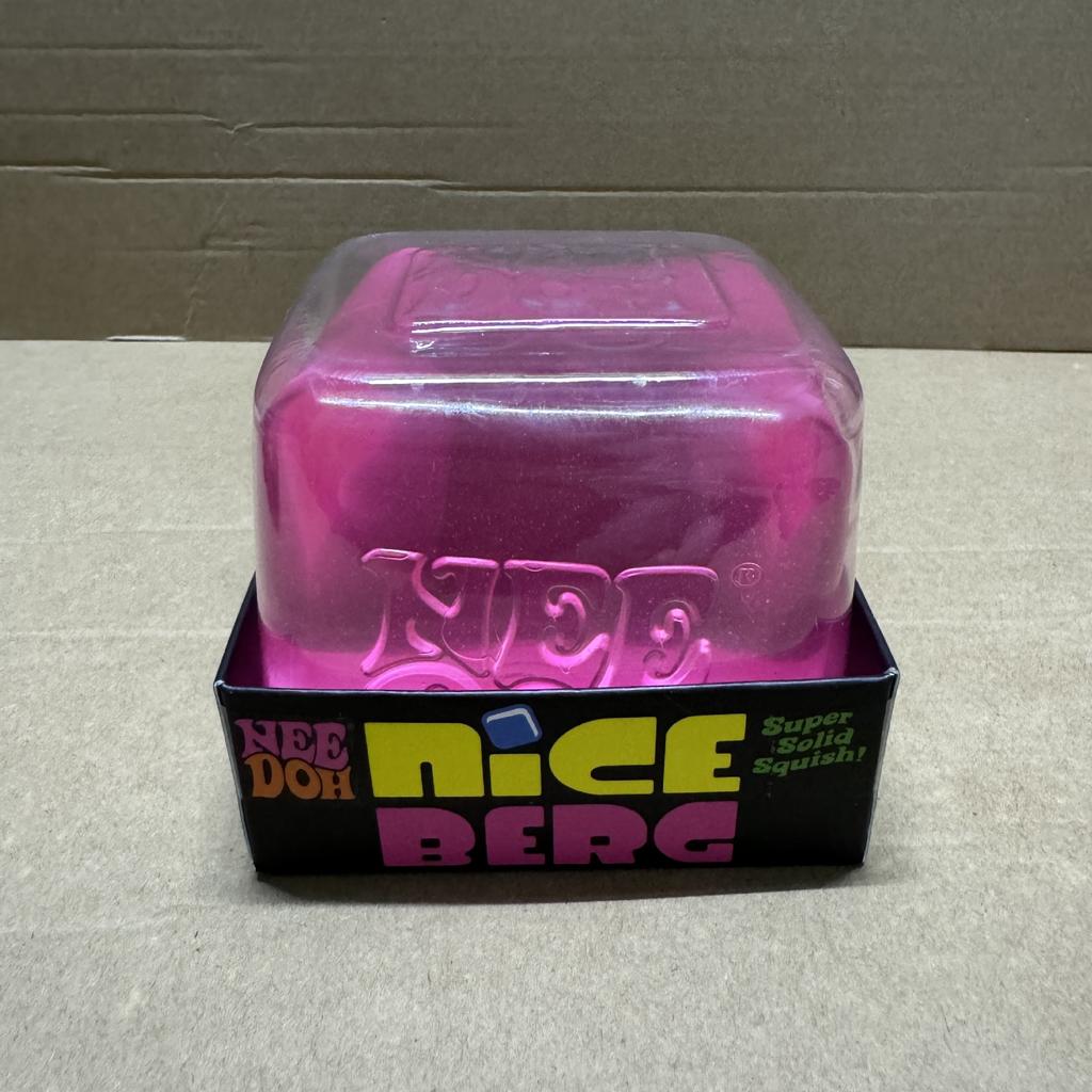 8,5 cm NeeDoh@Nice Berg Sensorischer Stressabbauer Fidget Spielzeug für Angst & Konzentration Schreibtisch Sensorischer Würfel Geschenke für Erwachsene