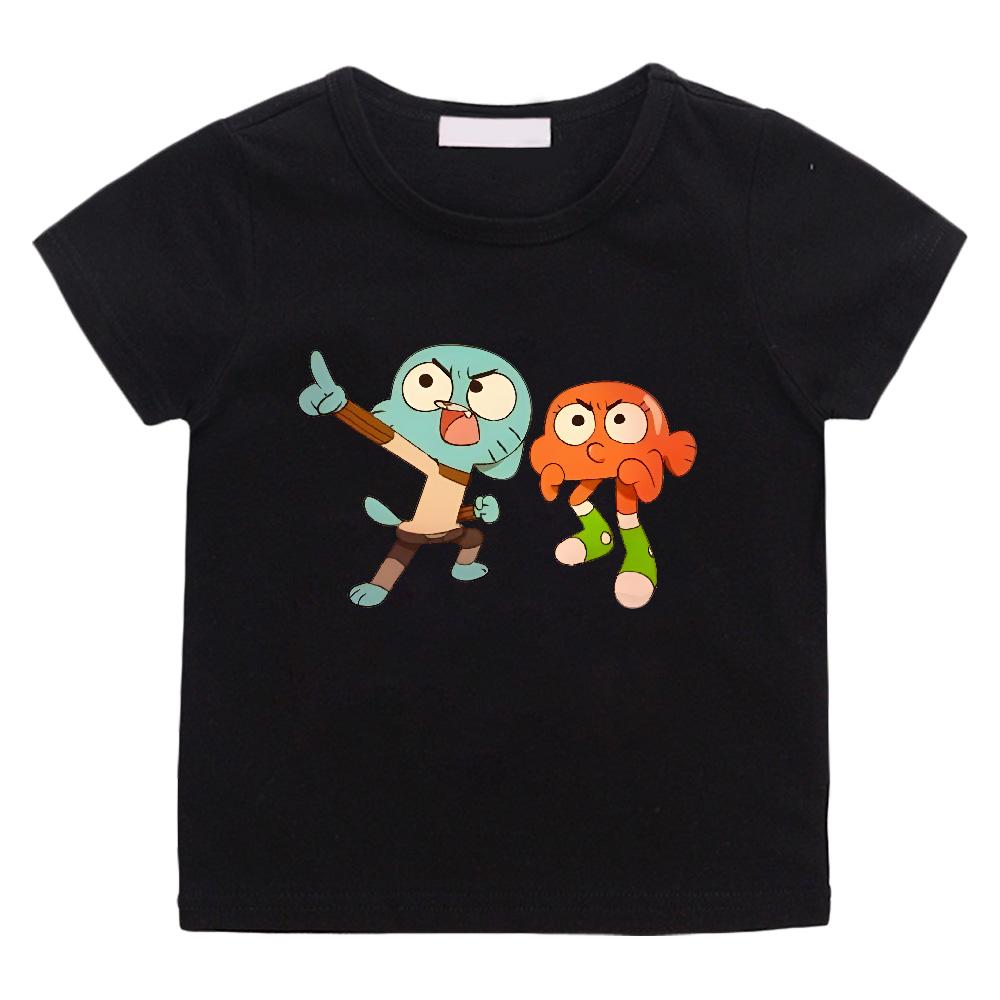 The Wonderfully Weird World of Gumball T Shirt 100%cotton High Quality T Shirts Funny Music Boys Tee Shirt Sirena Clothes Summer Tops Anime T-shirt