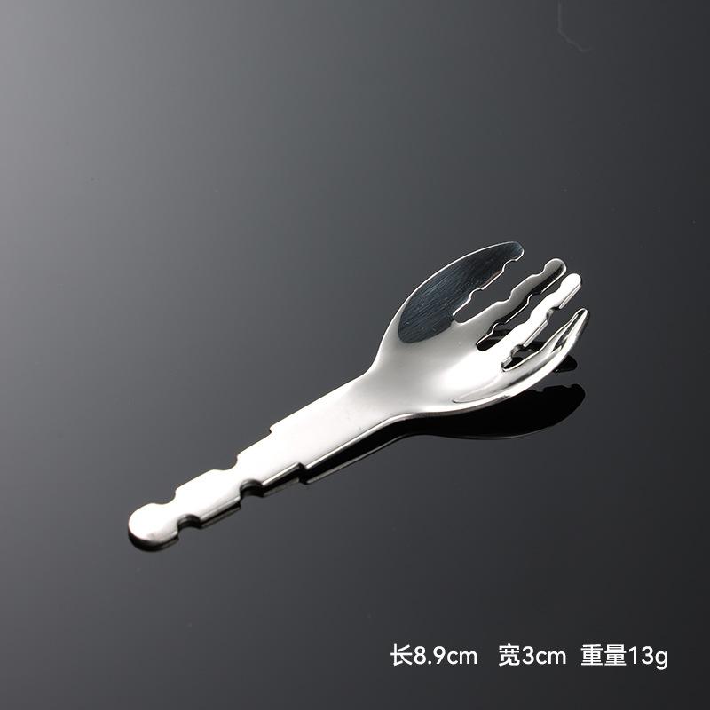 316 stainless steel spoon head children's tableware infants and toddlers eat rice spoon head baby 304 spoon head fork head work in progress