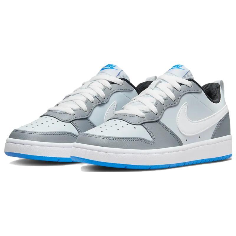 Nike Court Borough Low 2 SE 'Pure Platinum Photo Blue' GS Sneakers BQ5448-019