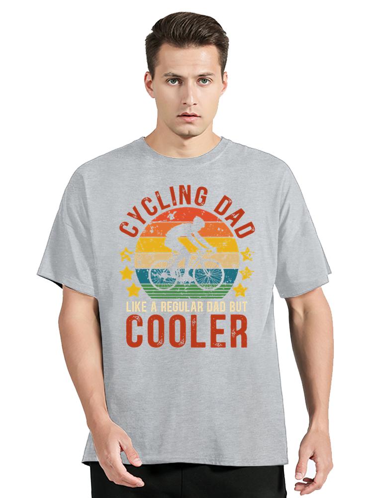 Cycling Dad Cooler Print Men's Clothing Oversized T-Shirt Funny Vintage Mountain Bike Tshirt New Casual Tops Father Day T Shirt