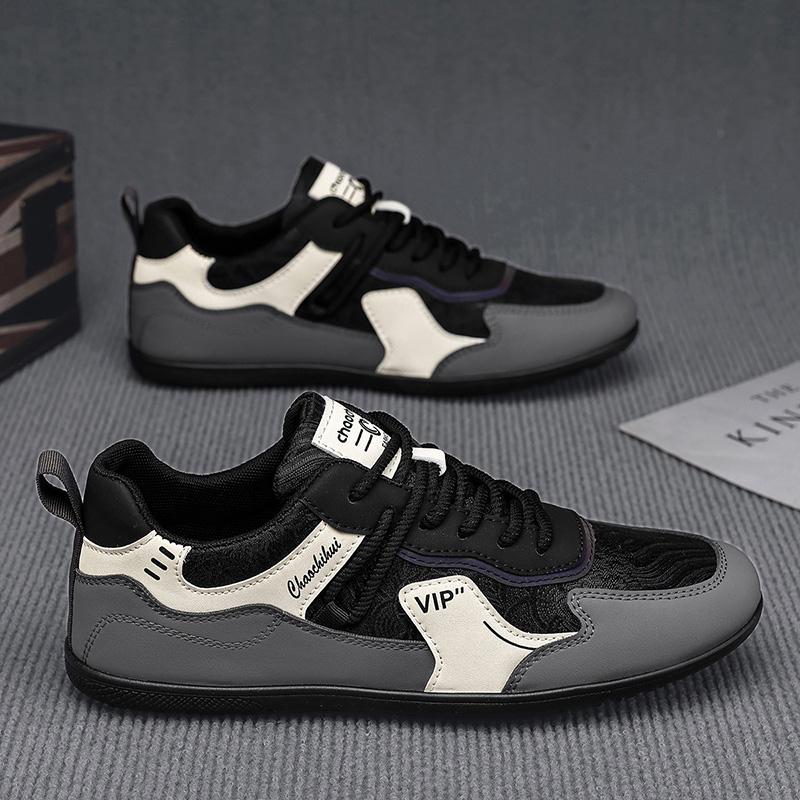Fashion Men's Sneakers Summer New Outdoor Recreational Driving Shoes Lace-up Classic Mesh Shoes Men's Breathable Low-top Board Shoes