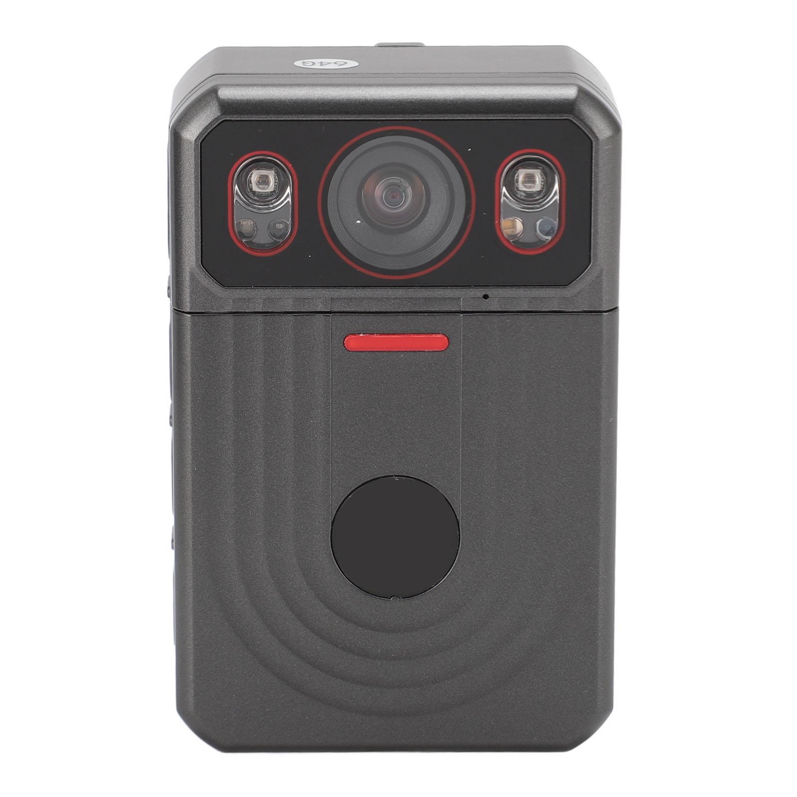 

4G 2K Body Worn Camera Built in 64GB 2.4in Infrared Night Vision 3300mAh Battery IP68 Waterproof