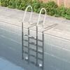 VidaXL Swimming Pool Ladder 54x38x211 Cm Stainless Steel 304 93457