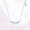 Cherry Blossom Petal Necklace: Sparkling Diamond, Niche Design, Collarbone Chain, Elegant Jewelry for Women