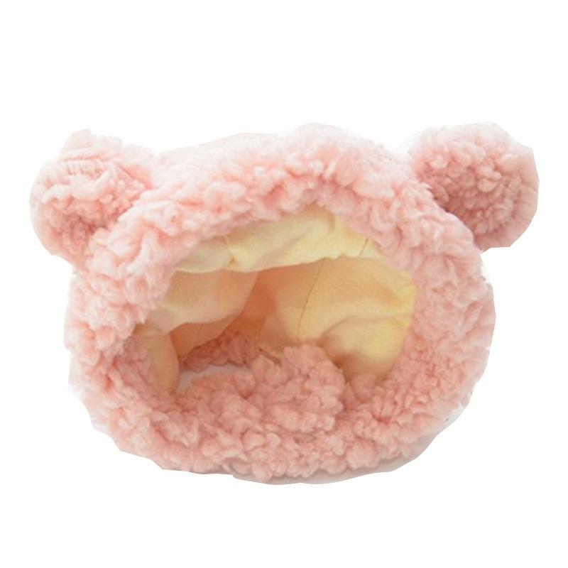 Plush Cat Ear Headband Hat For Small Dogs Birthday Party Decoration