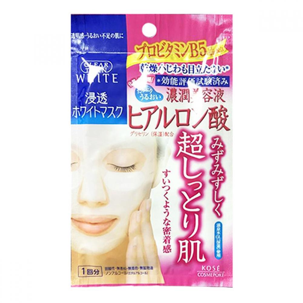 

Kose Clear Turn White Маска с гиалуроновой кислотой, 1 шт.
