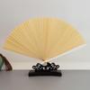 Mini Retro Bamboo Folding Fan - Chinese National Style Qipao Design