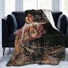 The Lady Of Shalott By John William Waterhouse Blanket Fantasy Office Flannel Throw Blanket Warm Chair Sofa Bed Bedspread Gift
