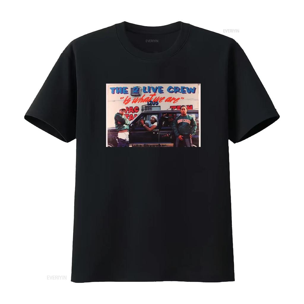 The 2 Live Crew Band Hip Hop Style T Shirt RIP Fresh Kid Ice Vintage Music vintage Washed Stretched homme Soft Comfortable