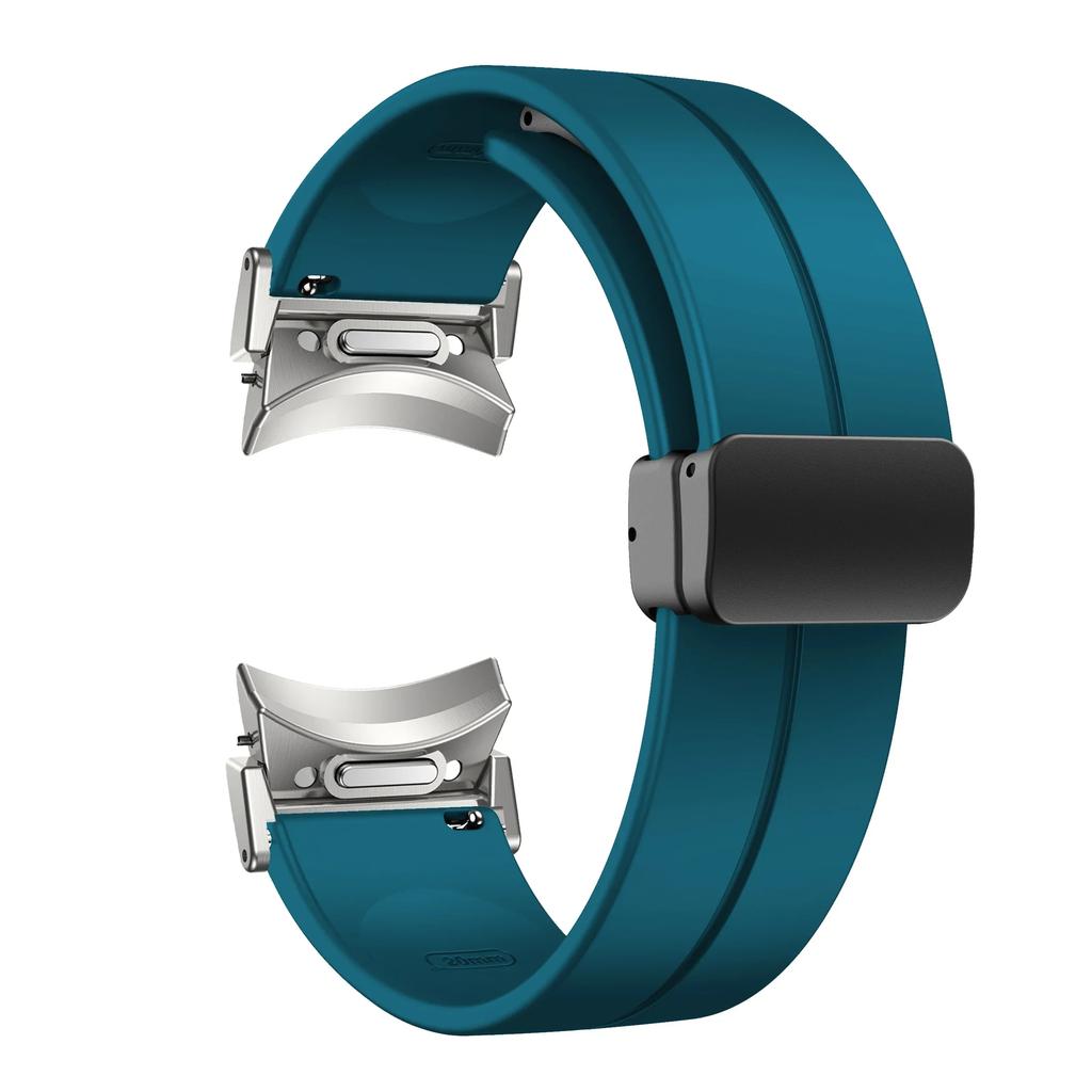 Magnetic Silicone Strap for Samsung Galaxy Watch7 6 44mm 40mm Sport Watchband 20mm Band Bracelet Galaxy Watch 6Classic 43mm 47mm