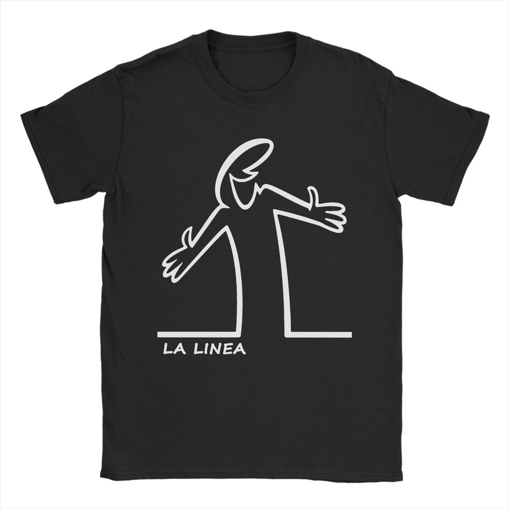 Men Women La Linea Falling Leaves T Shirts  Cotton Clothing Novelty Short Sleeve O Neck Tees Plus Size T-Shirts