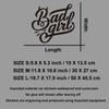 Bad Girl Decals & Bumper Creative&funny Stickers for Cartoon Fans&lover,high Quality for Car Trucks Motorcycles & Laptops