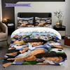 Football Dreams Dynamic Duo Bedding 1 Duvet Cover 2 Pillowcase Without Core Christmas Birthday Gift Duvet Cover And Pillowcase Bedding Set