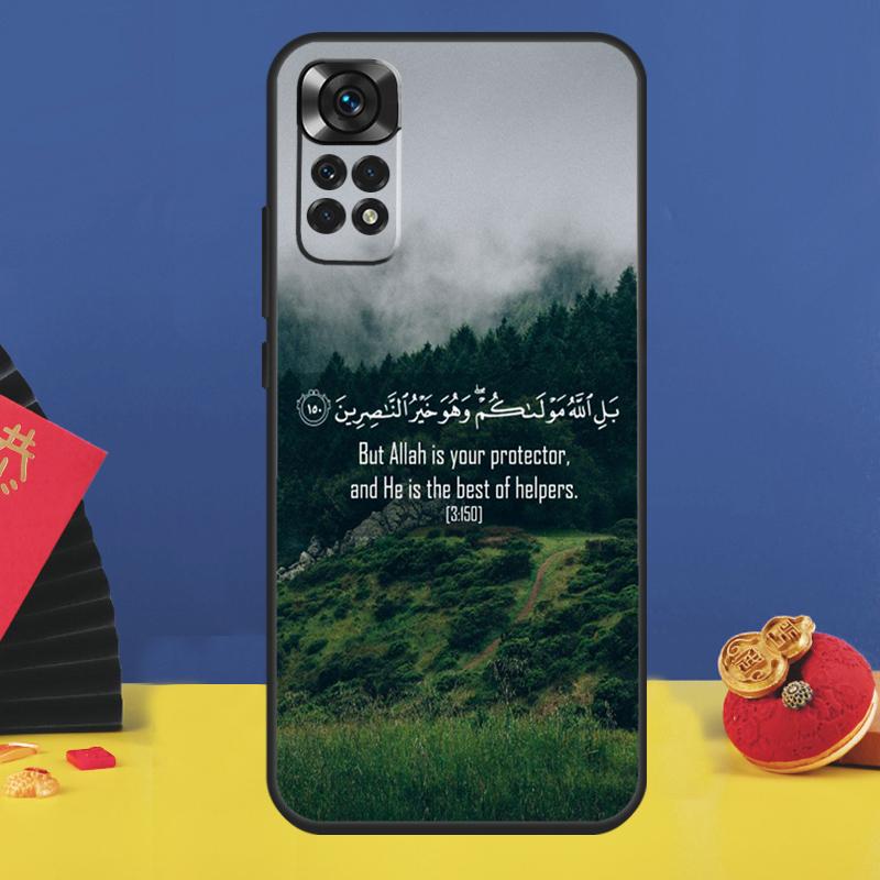 Muslim Surah Ikhlas Islamic Quote Phone Case For Xiaomi Redmi Note 14 Pro 12 11 9 10 13 15 Pro Plus 10C 12C 13C 14C 15C Cover