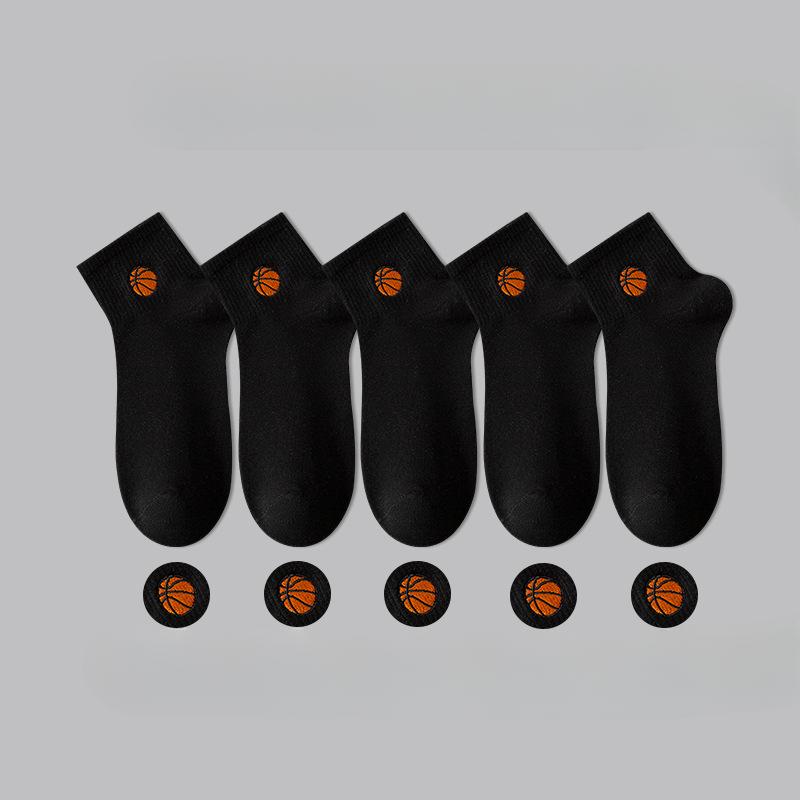 5 Pairs of Boys Summer Cotton Deodorant Sweat Absorbing Socks