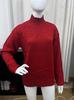 Women's High Neck Cable Knit Sweater
