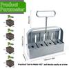 New Handheld Seedling 4 Soil Block Maker 2 Inch Soil Blocking Tool for Garden Prep Seedlings Cuttings Greenhouse Garden Supplies