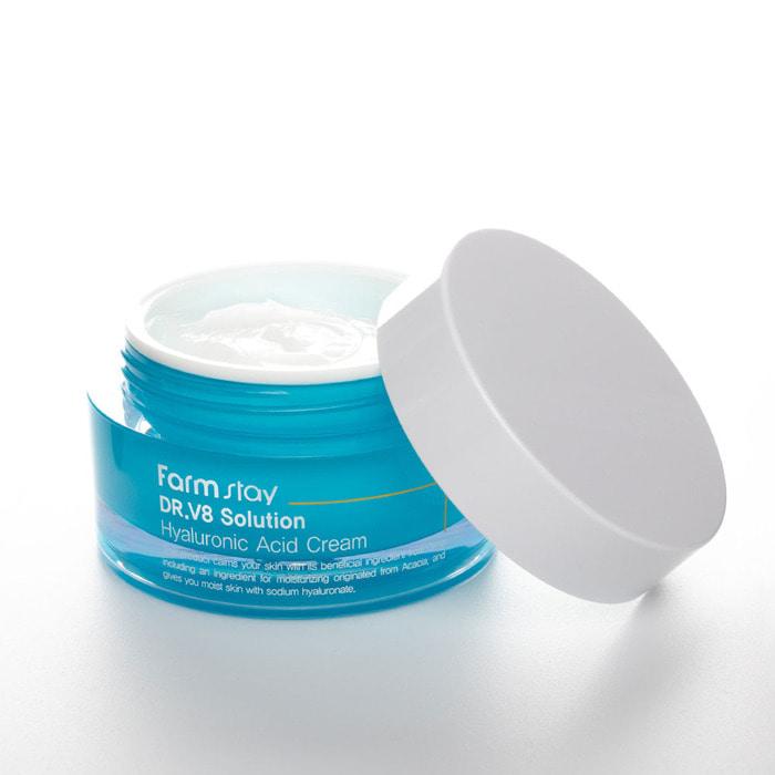 

Farm Stay DR.V8 Solution Hyaluronic Acid Cream 50ml +RANDOM GIFT