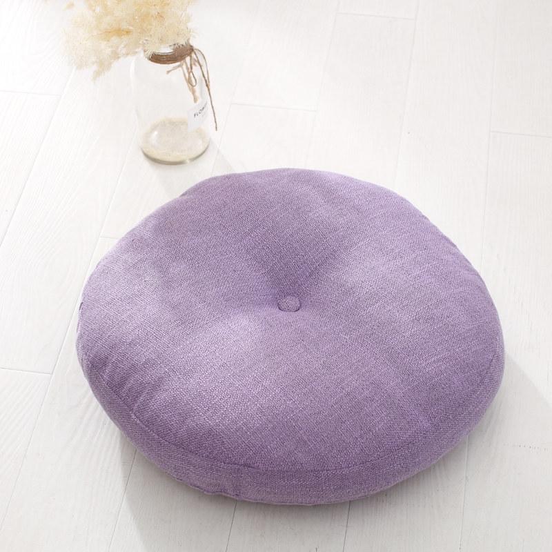 Washable Japanese-Style Thick Linen Tatami Floor Cushion for Living Room
