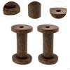 2 Pieces Empty Wooden Spools, 7.9 Cm.