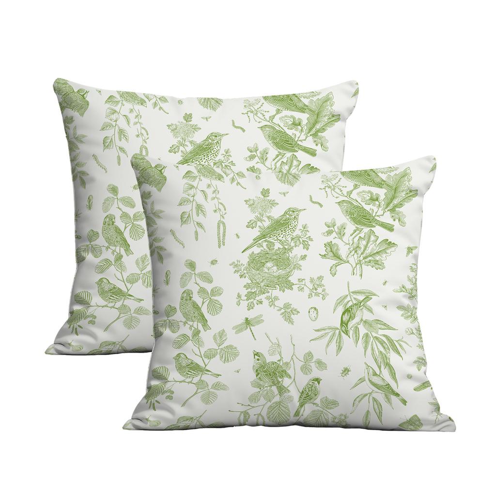 New Creative European Retro Floral Pillowcase Double-sided Printed Home Cushion Pillowcase Multiple Styles Available
