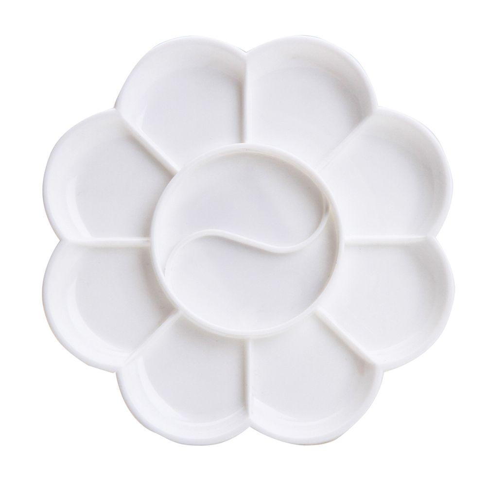 

Белая акварельная палитра Art Alternatives Пластиковый инструмент для рисования Палитра цветов Принадлежности для рисования Лоток для краски белый